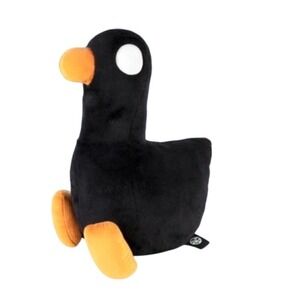 Kurzgesagt Duck Plushie Black  YouTube Science Bird Collectible